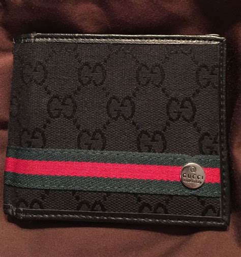 gucci wallet stripe|vintage gucci wallet black.